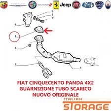 Tube d'échappement Fiat CINQUECENTO