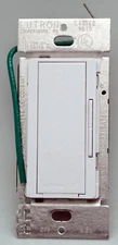 Lutron RD-RD-SW White Radio RA2 Dimmer LED Wireless