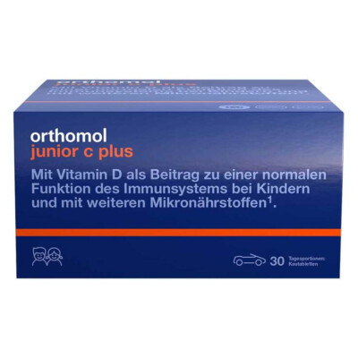 Orthomol Junior C plus Kautabletten Waldfrucht, 30 Stk. PZN 10013239