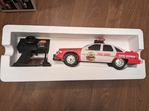 1993 New Bright Radio Remote Control RC Fire Combat Fire Chief 348 New In Box - Picture 12 of 14