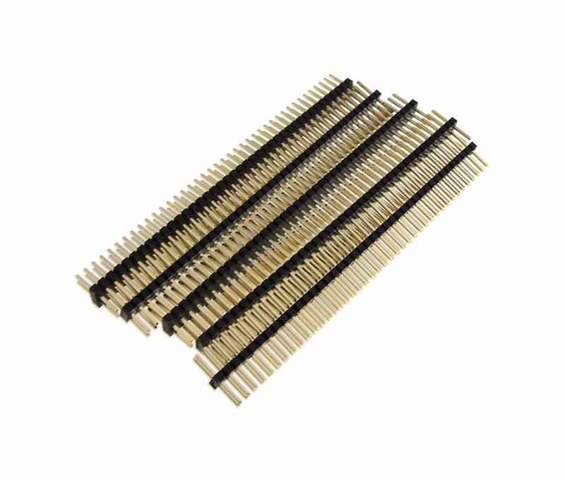 muuuuページ 2x40 Dual Row 1.27mm Straight Male Pin Header - Pack of 5 | eBay
