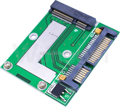 Mini mSATA SSD To 2.5'' SATA 6.0 Gps Adapter Converter Card IDE HDD For Laptop