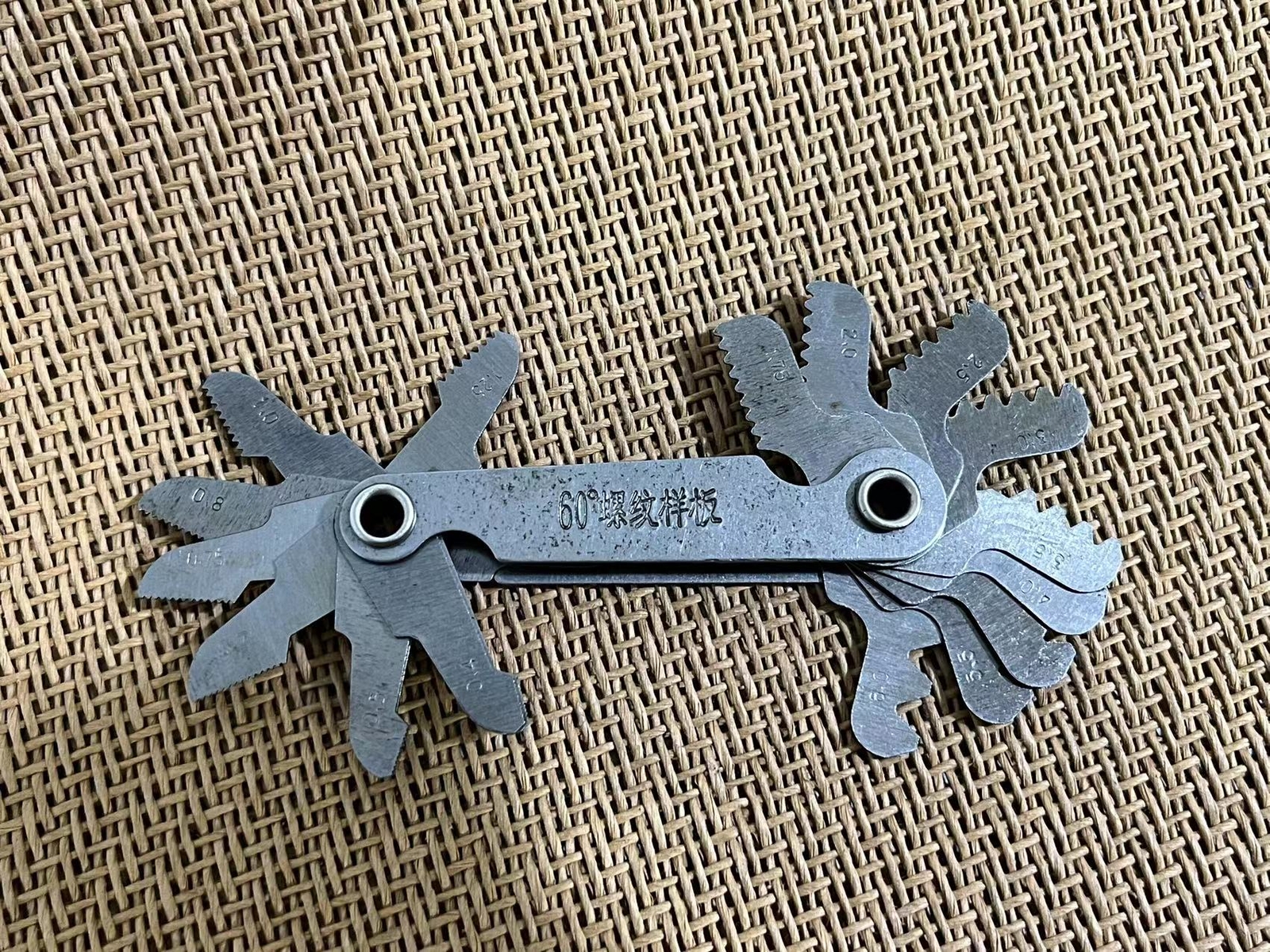 Thread Gauge Tool 55/60 Degree Metric Inch Gear Tooth Screw Pitch