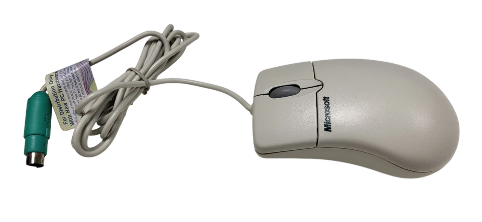 NEUE Microsoft 63618 IntelliMouse 1.1A PS/2 Kugelmaus für Windows - Bild 3 von 4