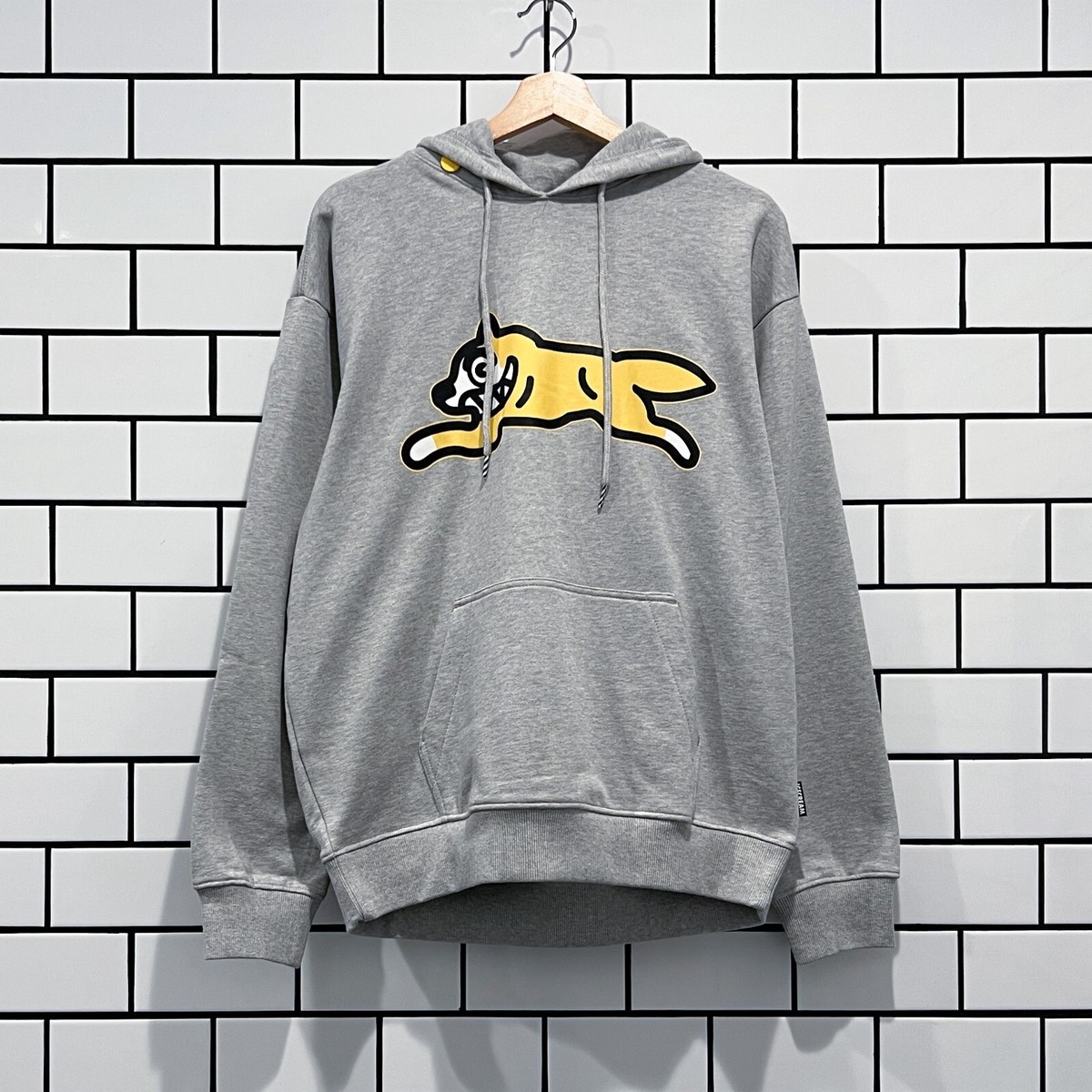 ICECREAM OVERLAP HOODIE LIGHT HEATHER GREY BILLIONAIRE BOYS ICECREAM OVERLAP HOODIE LIGHT HEATHER GREY BILLIONAIRE BOYS