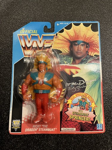 wwf hasbro Ricky The Dragon Steamboat Moc wrestlin...