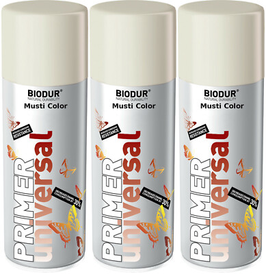 Lackspray Grundierung Rostschutz Rostprimer Haftgrund Füller Autolack Farbe Weiß