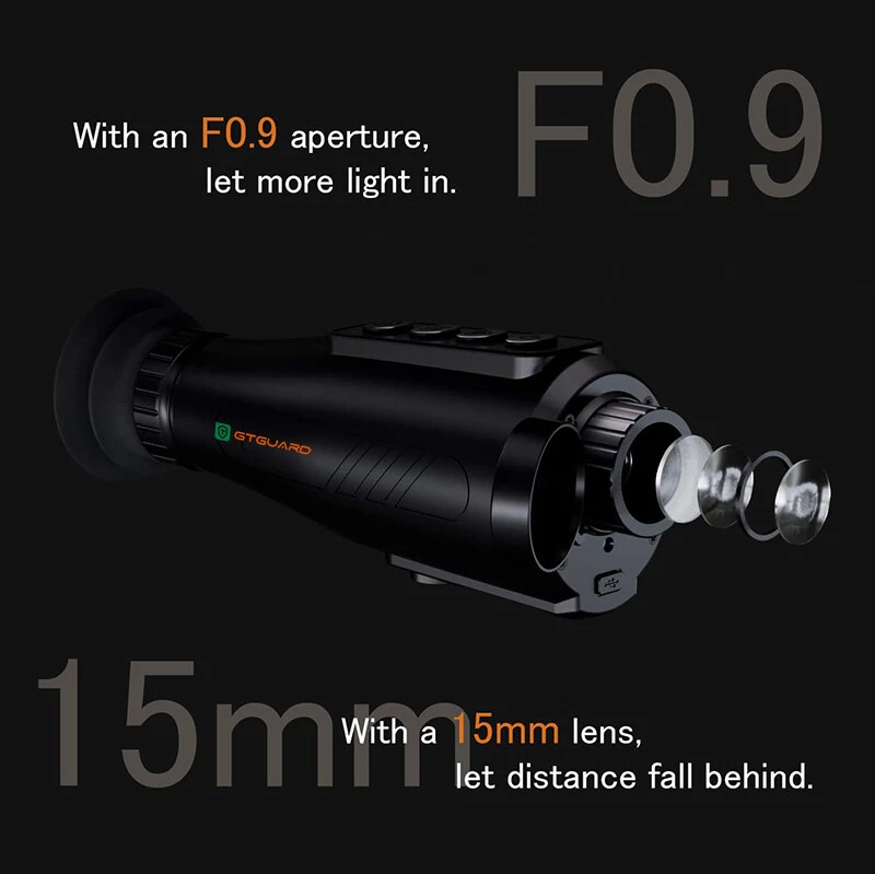 AI Thermal Imaging Monocular 8X Digital Zoom Thermal Imager 1.43