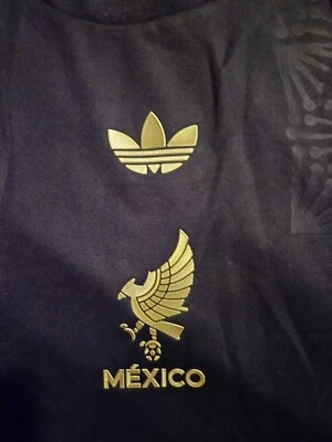A D I D A S Mexico Jersey Seleccion Mexicana Black & Gold 2025 XL