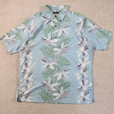 Sunsurf Aloha Shirt Large Pullover Botanical Xxl | eBay