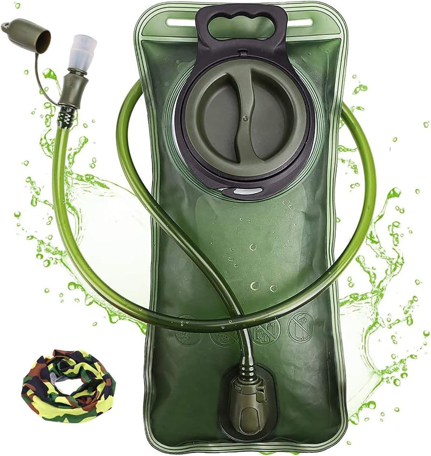 Bolsa de hidrataci&oacute;n, 1,5-2-3 l, bolsa de agua para mochila de senderismo, bolsa