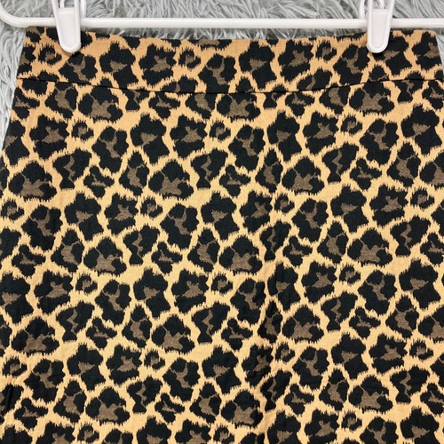 Talbots Straight Pencil Skirt NWT Women's 2 Animal Print Lined Cotton Blend - Picture 2 of 11