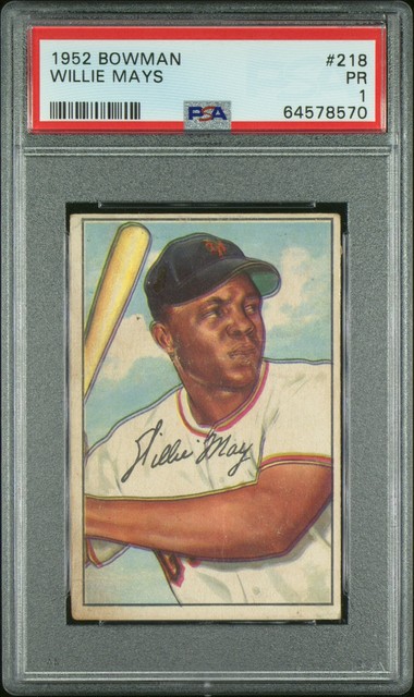 Willie Mays 1952 Bowman Bowman