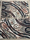Set Of 2 Pottery Barn Riya Paisley Lumbar Pillow Covers 100% Cotton Velvet *READ