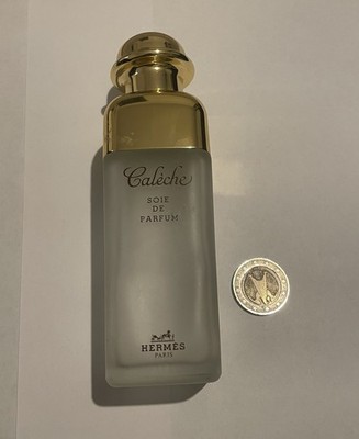 Flacon de Parfum vide de la Marque de Luxe HERMES - Soie de Parfum - Calèche