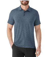Member's Mark Men's Favorite Soft Polo Blue Heather-Size Medium-NWT