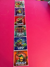 STICKER SHEET: Teenage Mutant Ninja Turtles TMNT Foot Clan