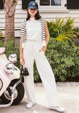 NWT Lilly Pulitzer UPF 50 Amore Jumpsuit Coconut, Choose Size. Full