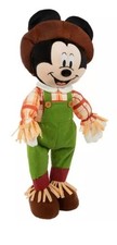 Mickey Mouse Harvest Fall Scarecrow 25"H New Disney