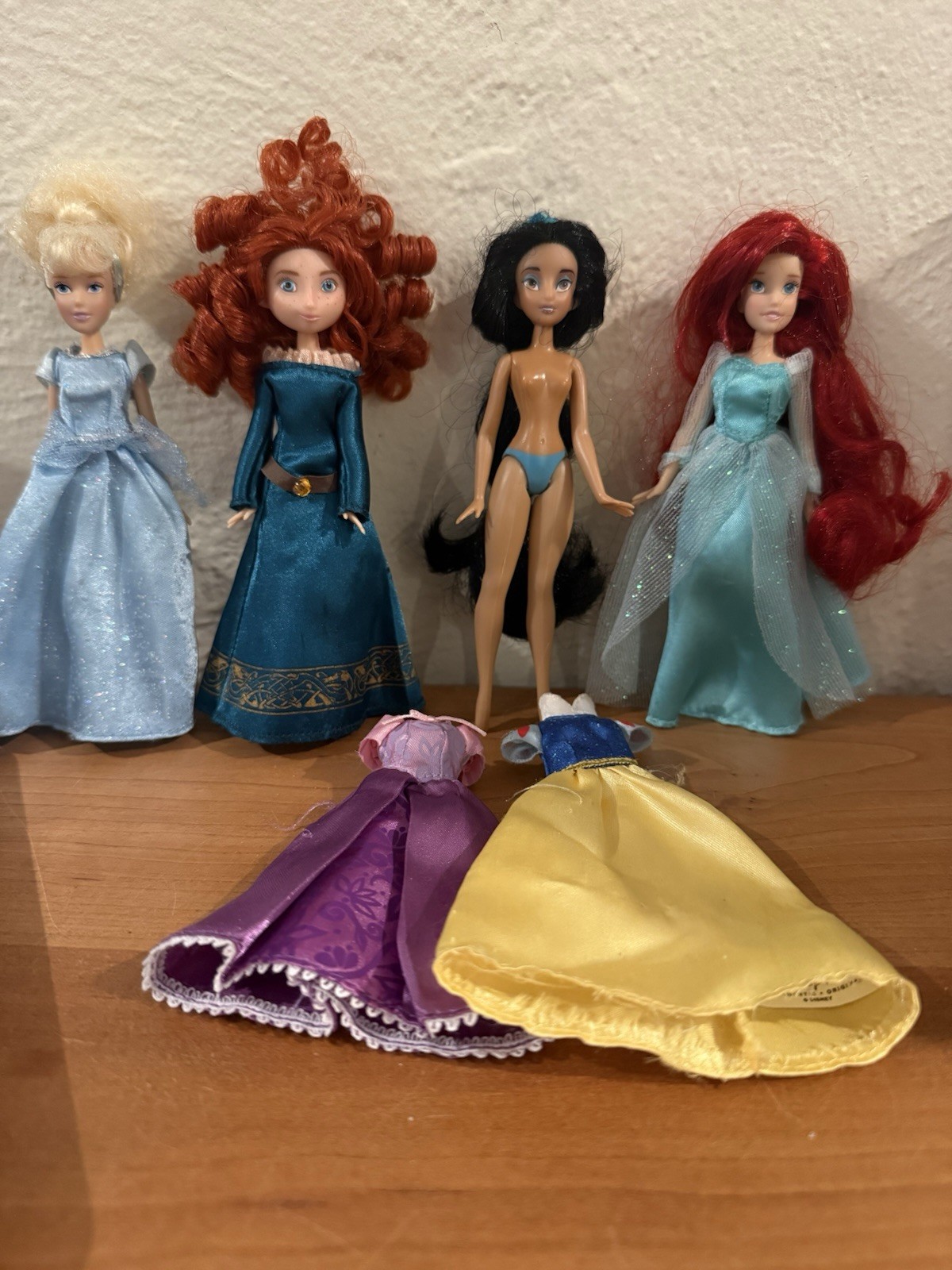 Mini 2008 Ariel Jasmine Cinderella Merida Soft Body