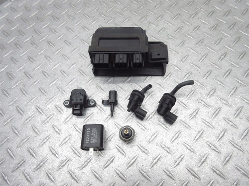 2009 09-12 Kawasaki ZX600 ZX6R Fuse Relay Box Tip Over MAP Air Temp Sensor Lot