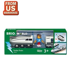 Brio World 36003 Turbo Train Battery Operated Dynamic Speed Boost Toy Train