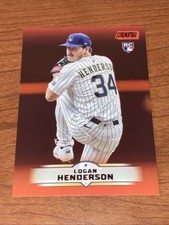 Logan Henderson 2025 Topps Stadium Club #13 Bronze Foil RC Milwaukee Brewers SP
