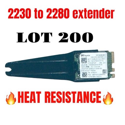 2230 to 2280 NVMe M.2 Adapter SSD Converter Extender LOT 200