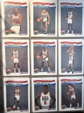 NBA HOOPS 1992 USA BASKETBALL TEAM OLYMPIC GAMES CARD LOT OF 10 