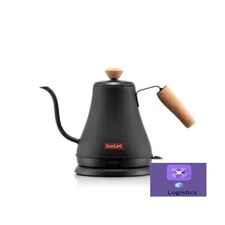 【Quick Completion】Bodum 27oz Melior Goose Neck Electric Kettle Matte Black:1000W