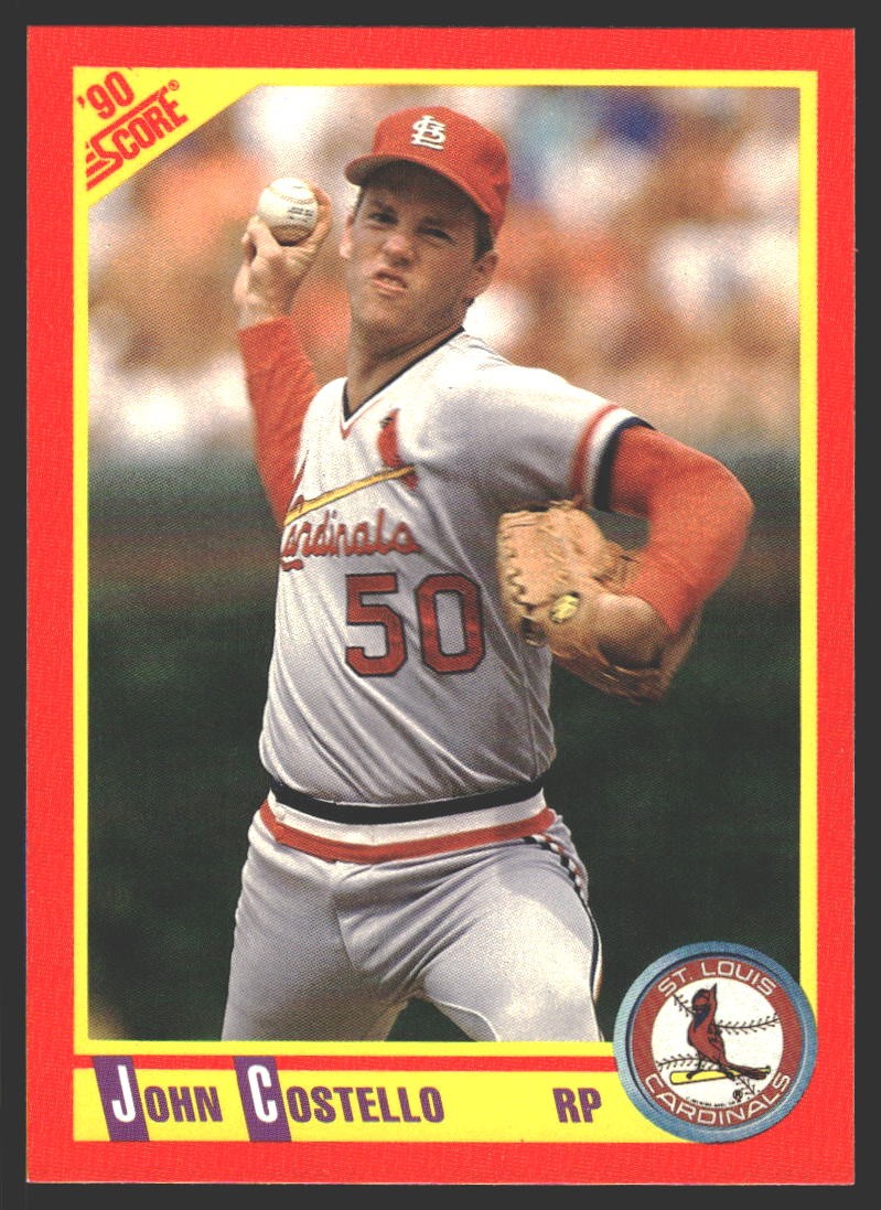 John Costello #347 1990 Score St. Louis Cardinals