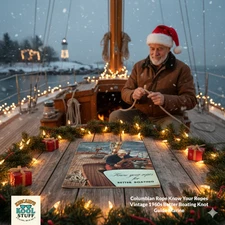 Columbian Rope Know Your Ropes Vintage 1960s Better Boating Knot Guide Marine