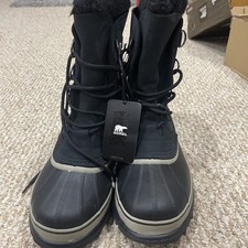 Sorel Caribou Men's Snow Boots - Black NM1000-014 Size 9 USA