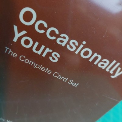 Occasionally Yours The Complete Card Set Book, Co-Written By YOU,  NEW Sealed