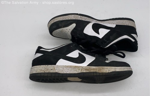 Nike Men's SB Zoom Dunk Low Pro 854866-003 Black/White Athletic Sneakers Sz 8.5 - Picture 4 of 9