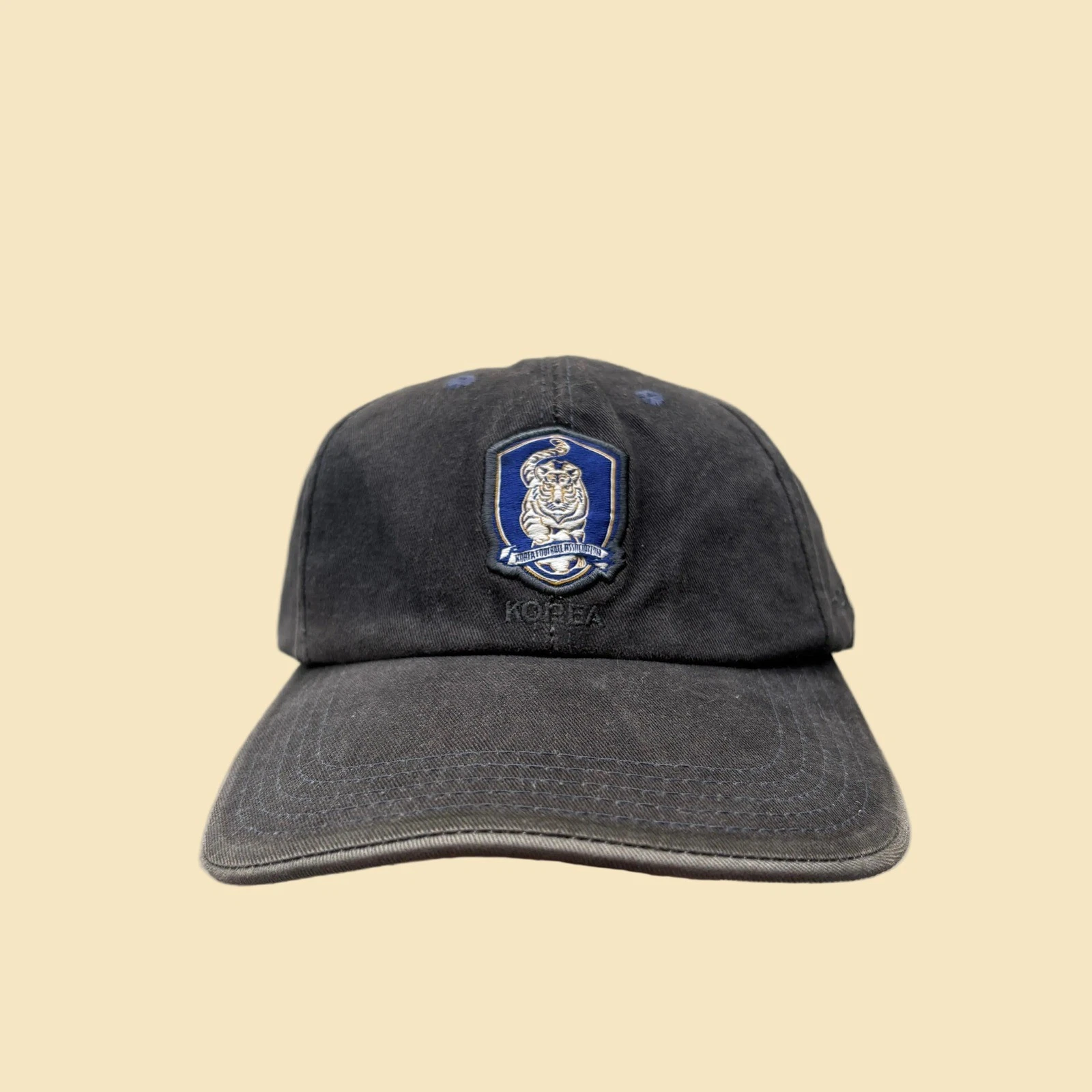 Nike South Korea Football Association Tiger Crest Dad Hat Y2K Soccer