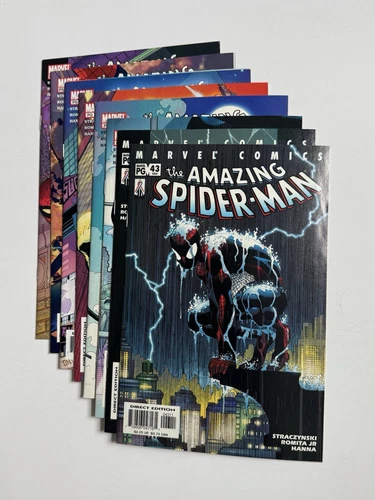 Amazing Spider-man 8 issue lot NM- 43, 44, 45, 48, 50, 54, 57, 58 [Marvel 2003]