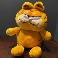 0828  Vintage Dakin Korea Garfield Plush Cat 1978/1981 12 Inches 30cm Tall