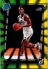 2021-22 Donruss #249 Jared Butler Holo Green and Yellow Laser