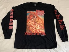 Morbid Angel - Blessed Are The Sick Album Cover Art / Band Logo LS XL T-Shirt