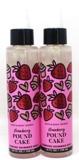 2 Bath  Body Works Strawberry Pound Cake Diamond Shimmer Fragrance Mist New