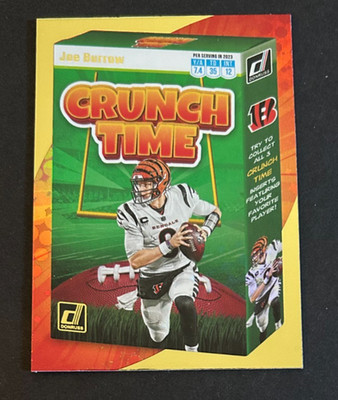2023 Panini Donruss - Joe Burrow #CT-3 Cincinnati Bengals - Galactic Crunch Time