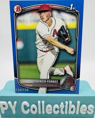 PATRICK FORBES 2025 BOWMAN DRAFT 1ST TRUE BLUE  #BD-89 /150