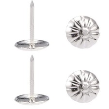 120 PCS Antique Upholstery Tacks Furniture Nails Silver Fits 7/16 Inch