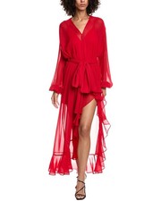 Amanda Uprichard Calliope Maxi Dress Women's Red S
