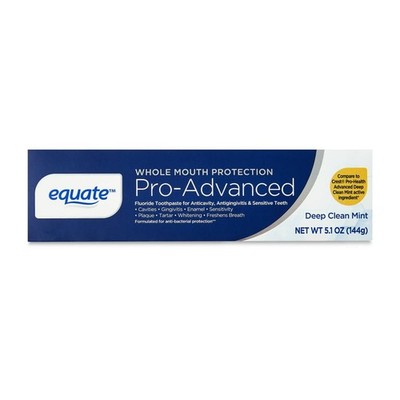 Zahnpasta Equate Pro-Advanced Deep Clean Mint 144 g