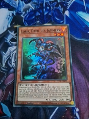 Yu-gi-oh Loris Dame des Jammers Super Rare 1.Auflage Deutsch