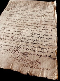 Signed Manuscript from 1716