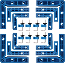 90 Degree Clamp,Positioning Squares, 3" 4" 2.3" Right Angle Clamp with 12 Clampi