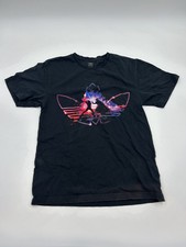 Vintage Adidas x Star Wars T-Shirt -- Luke Skywalker vs Darth Vader -- Size S